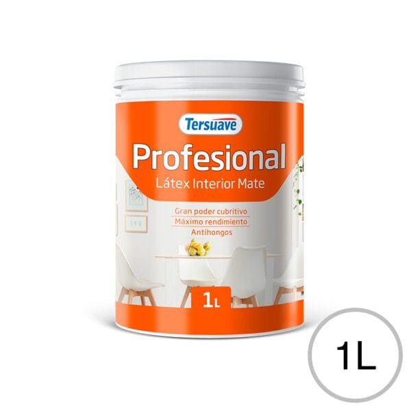 Pintura Latex Interior Profesional Tersuave Blanco Mate - Image 2