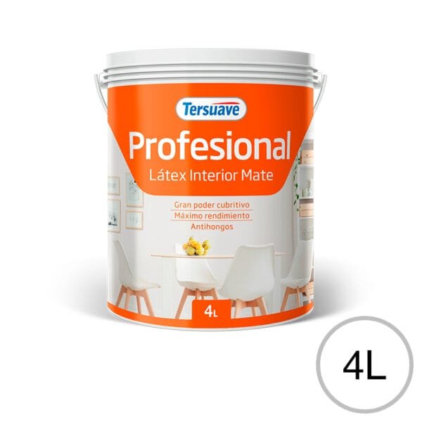 Pintura Latex Interior Profesional Tersuave Blanco Mate - Image 3