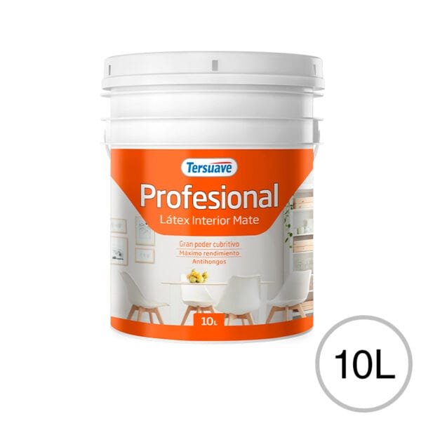 Pintura Latex Interior Profesional Tersuave Blanco Mate - Image 4