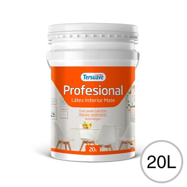 Pintura Latex Interior Profesional Tersuave Blanco Mate - Image 5