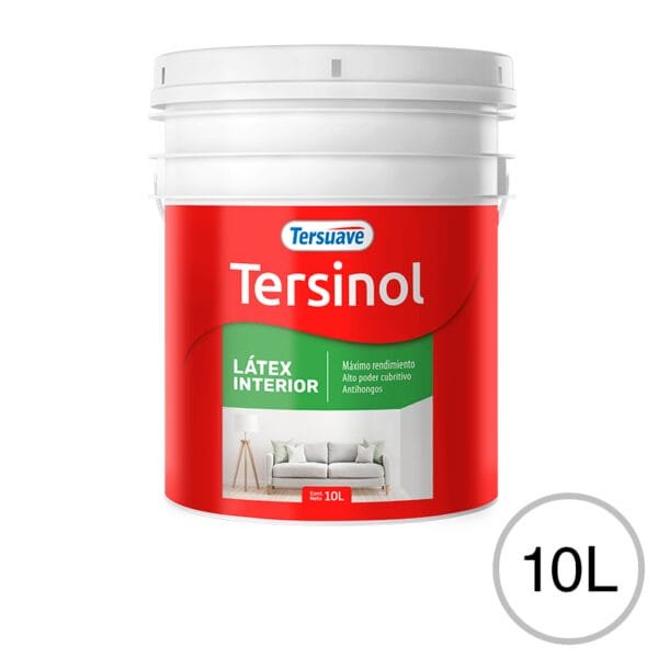 Pintura Latex para Cielorrasos Antihongo Tersinol Blanco - Image 4