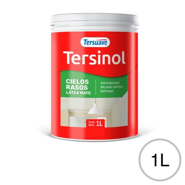 Pintura Latex para Cielorrasos Antihongo Tersinol Blanco - Image 2