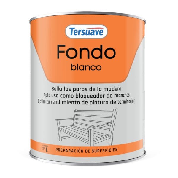 Fondo Sintetico Blanco Para Madera Tersuave - Image 2