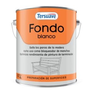 Fondo Sintetico Blanco Para Madera Tersuave