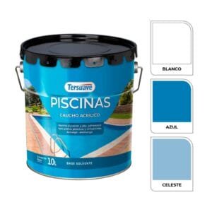 Pintura para Piletas Base Solvente Tersuave Azul Semimate
