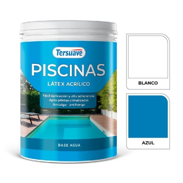 Pintura para Piletas al Agua Tersuave Azul Mate - Image 2