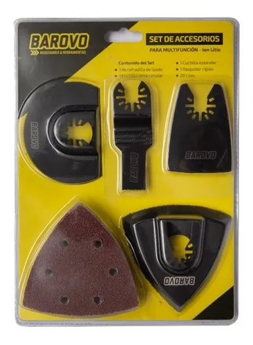 Multifuncion Ion litio Barovo+1 Set de accesorios+2 Bateria litio 2000mAH+1 Cargador - Image 4