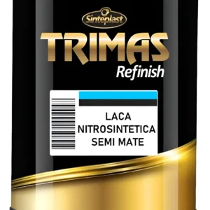 Laca Nitrosintetica Negra Semi Mate x 1lts Trimas